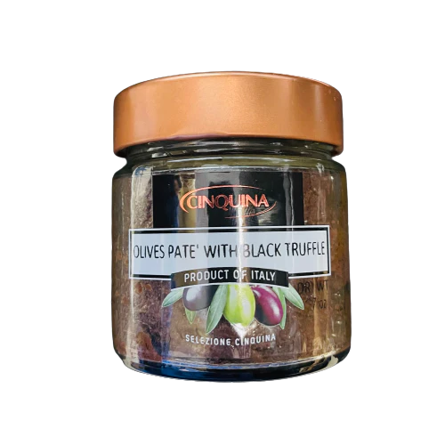 Cinquina Olive Spread With Black Truffle, 7 oz | 200g