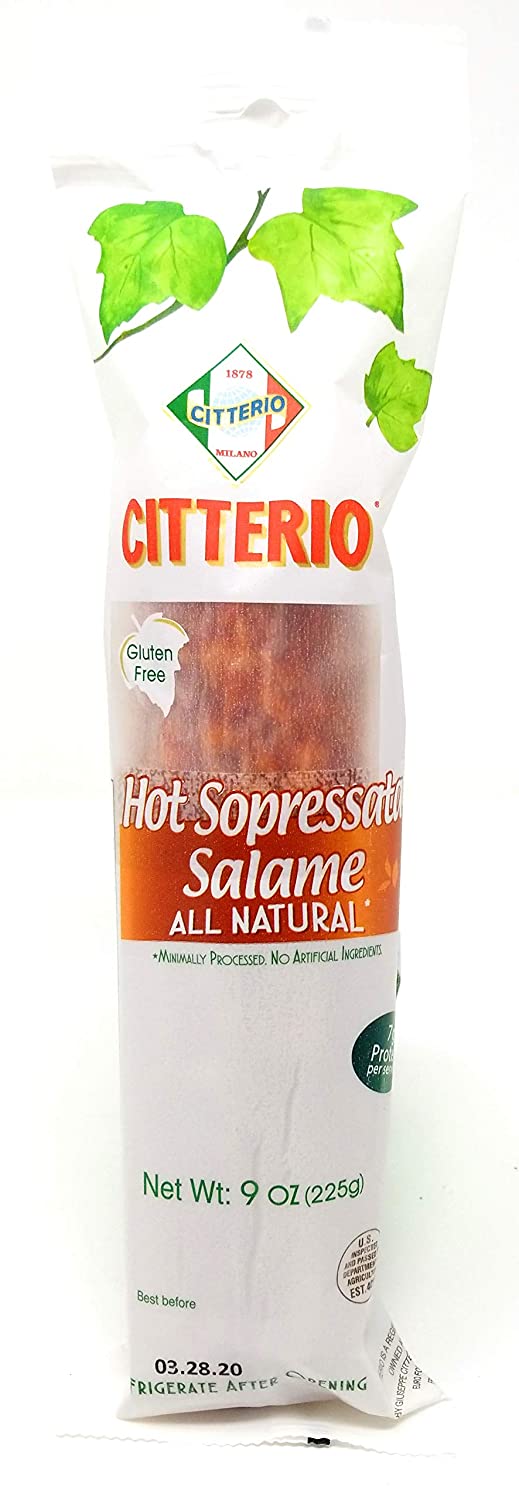 Citterio Sopressata Hot, 9 oz | 255g