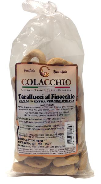 Colacchio Fennel Taralucci al Finocchio, 250g