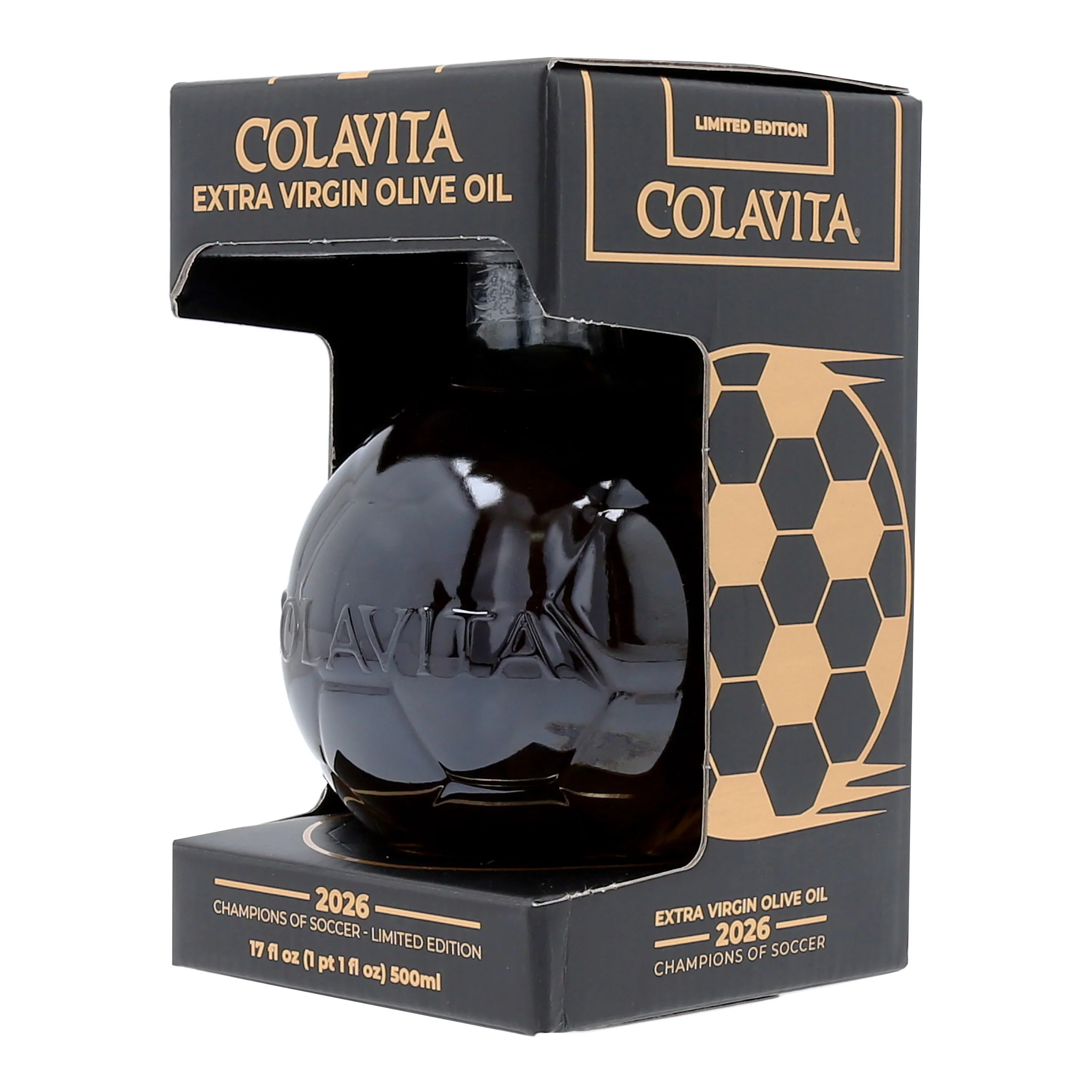 Colavita 2026 Soccer Cup Bottle Extra Virgin Olive Oil, 500ml