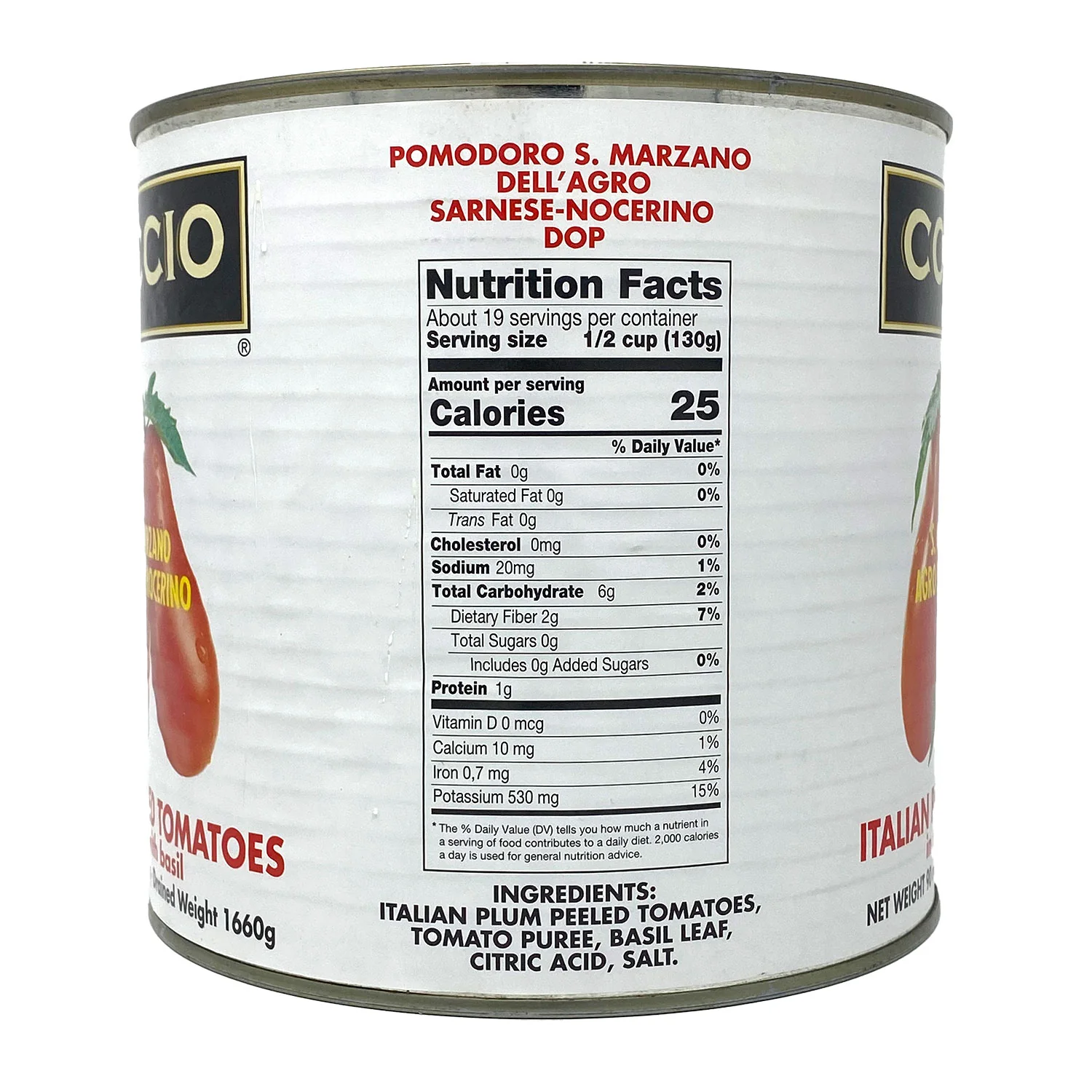 Coluccio D.O.P San Marzano Tomatoes, 90 oz | 5 lb 10oz - Image 2