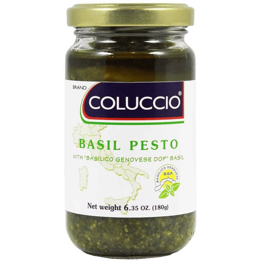 Coluccio Pesto Genovese D.O.P With Extra Virgin Olive Oil, 6.35 oz | 180g