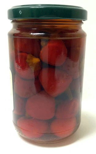 Coluccio Round Hot Chilly Peppers in EVO, 9.52 oz - Image 2