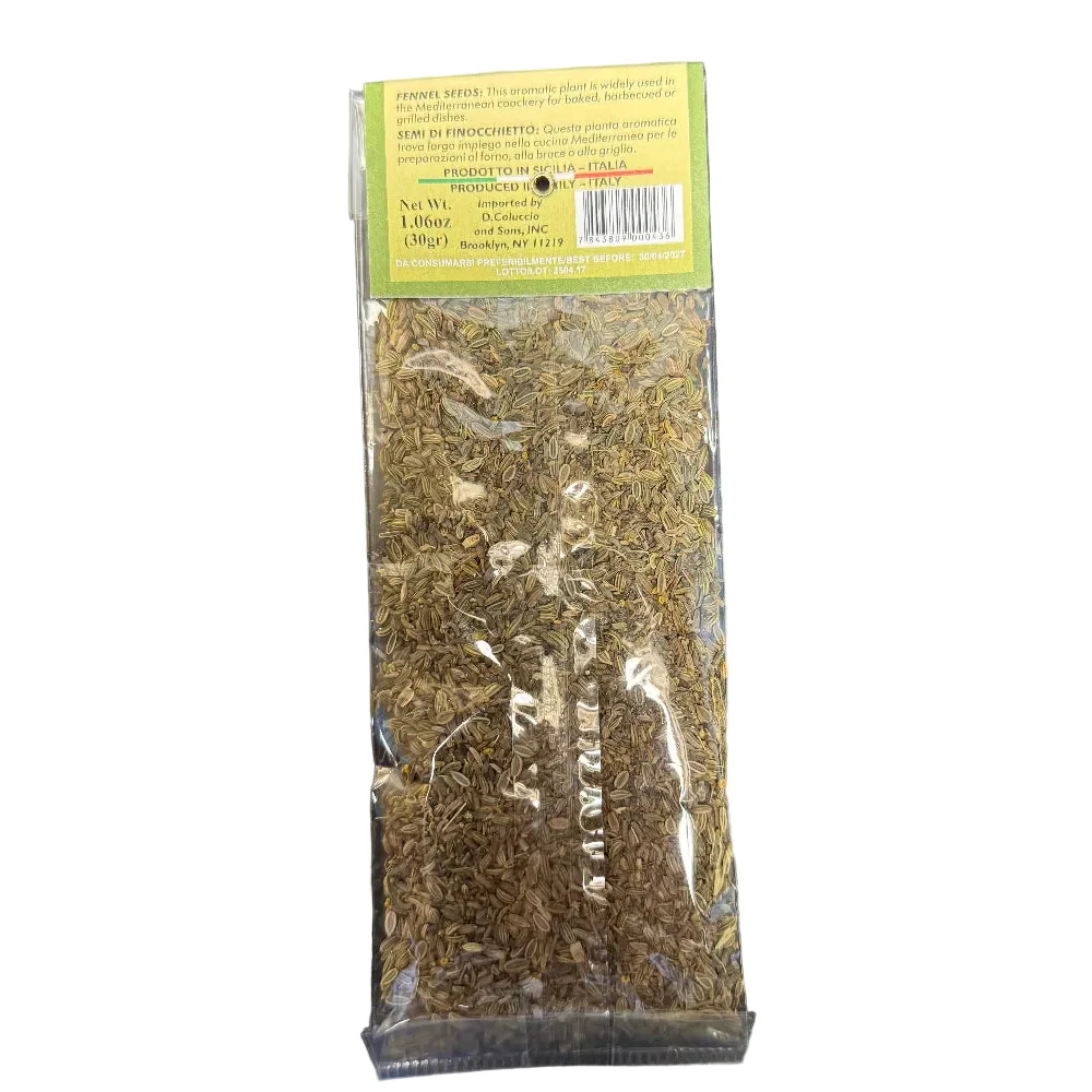 Coluccio Sicilian Wild Fennel Seeds, 1.06 oz | 30g - Image 2
