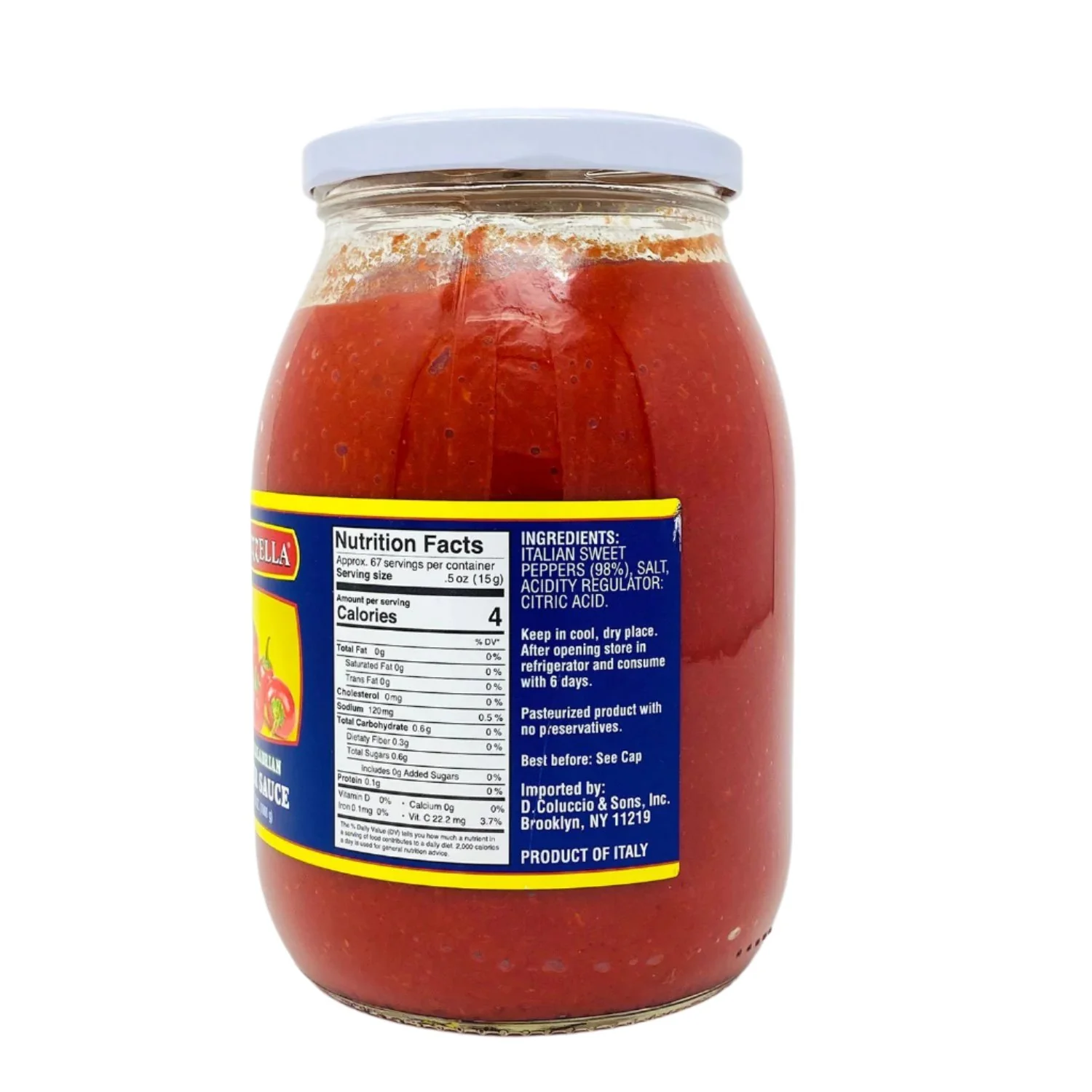 Maruzella 100% Calabrian Sweet Pepper Sauce, 35 oz | 1000g - Image 3