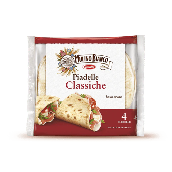 Mulino Bianco Classic Piadelle, 4 x 75g, 300g