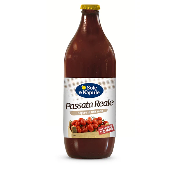 O Sole e Napule Tomatoes Passata “Reale” Glass, 23.2 oz | 660g