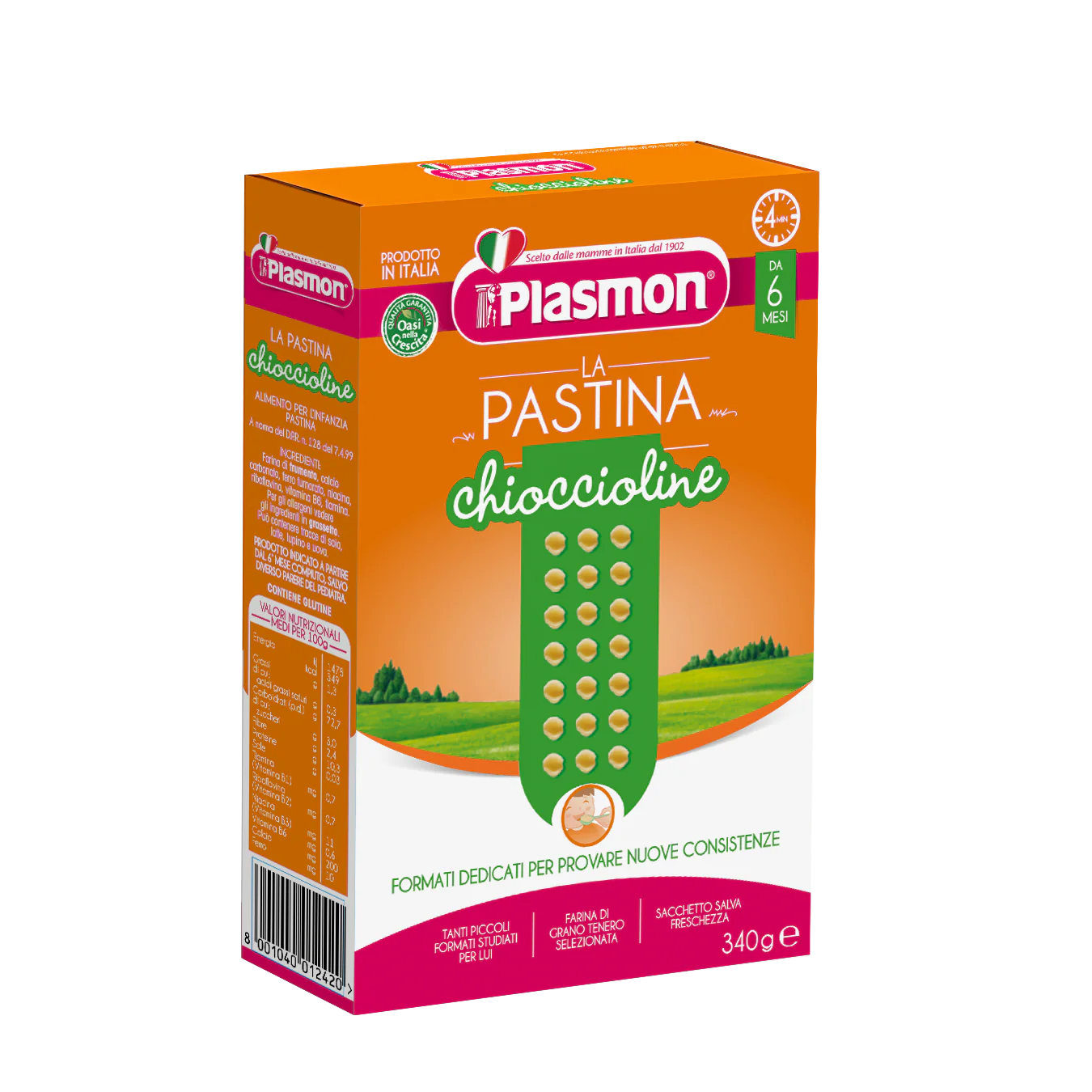 Plasmon Baby Pasta Chioccioline, 12 oz | 340g