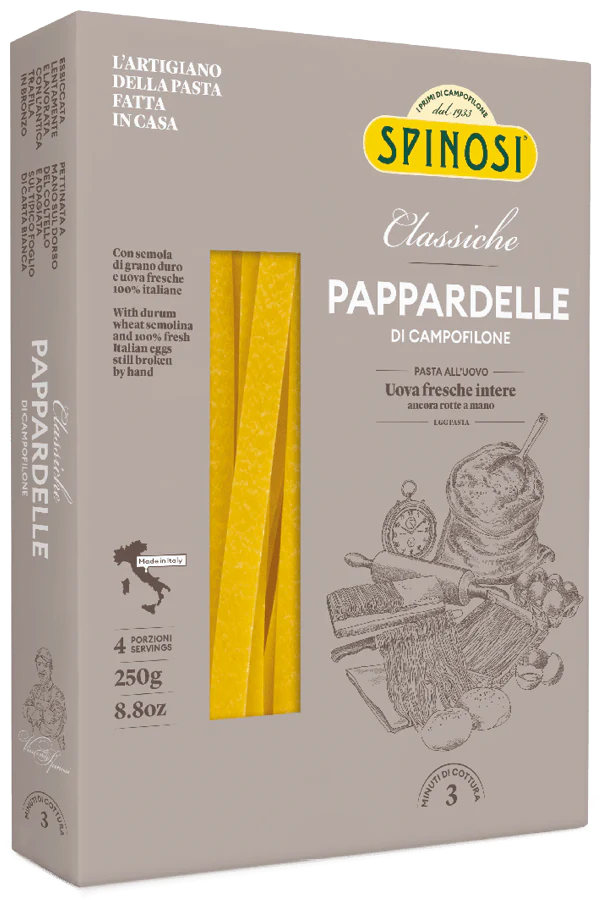 Spinosi Egg Pappardelle Pasta, 8.8 oz | 250g