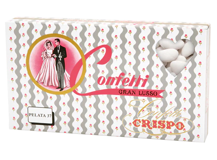 Crispo Confetti Gran Lusso Tostata, Almond Dragees, 2.2 lb 1000g