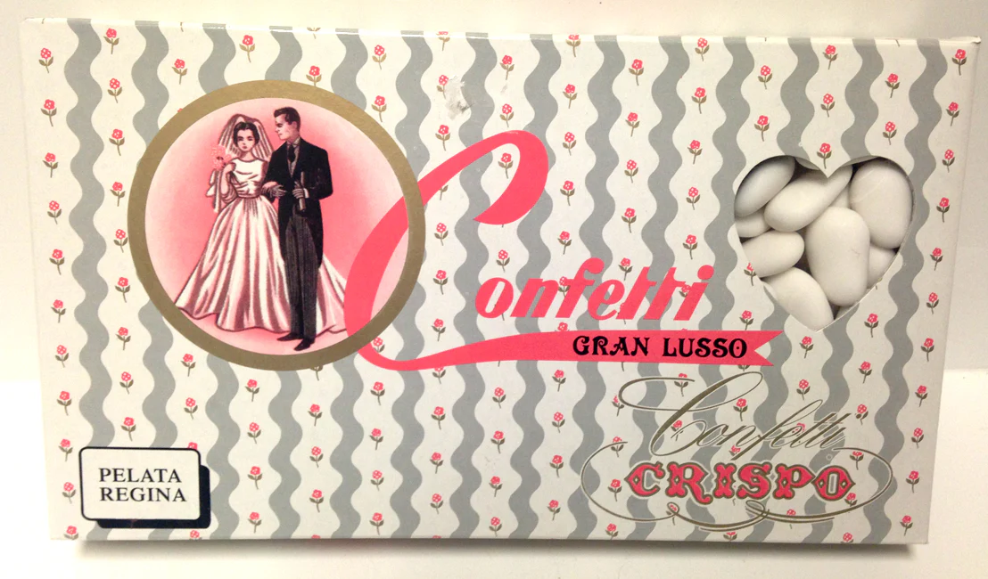 Crispo Confetti Gran Lusso Tostata, Almond Dragees, 2.2 lb 1000g - Image 2
