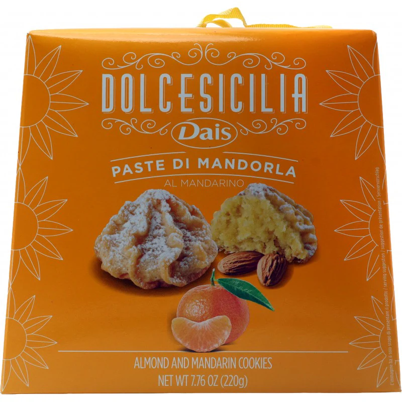 Dais Almond Cookies with Clementine, 7.76 oz | 220g