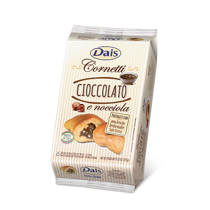 Dais Croissant with Chocolate & Hazelnut Cream Filling, 6 Pack, 9.52 oz | 270g - Image 2