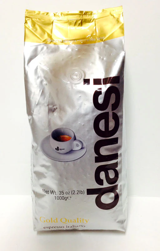 Danesi Gold Quality Coffee Beans, Espresso Italiano, 2.2 lb | 1000g