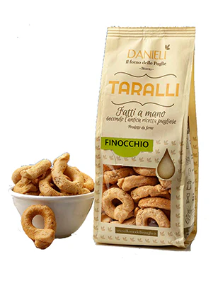 Danieli Taralli with Fennel, 8.5 oz | 240g
