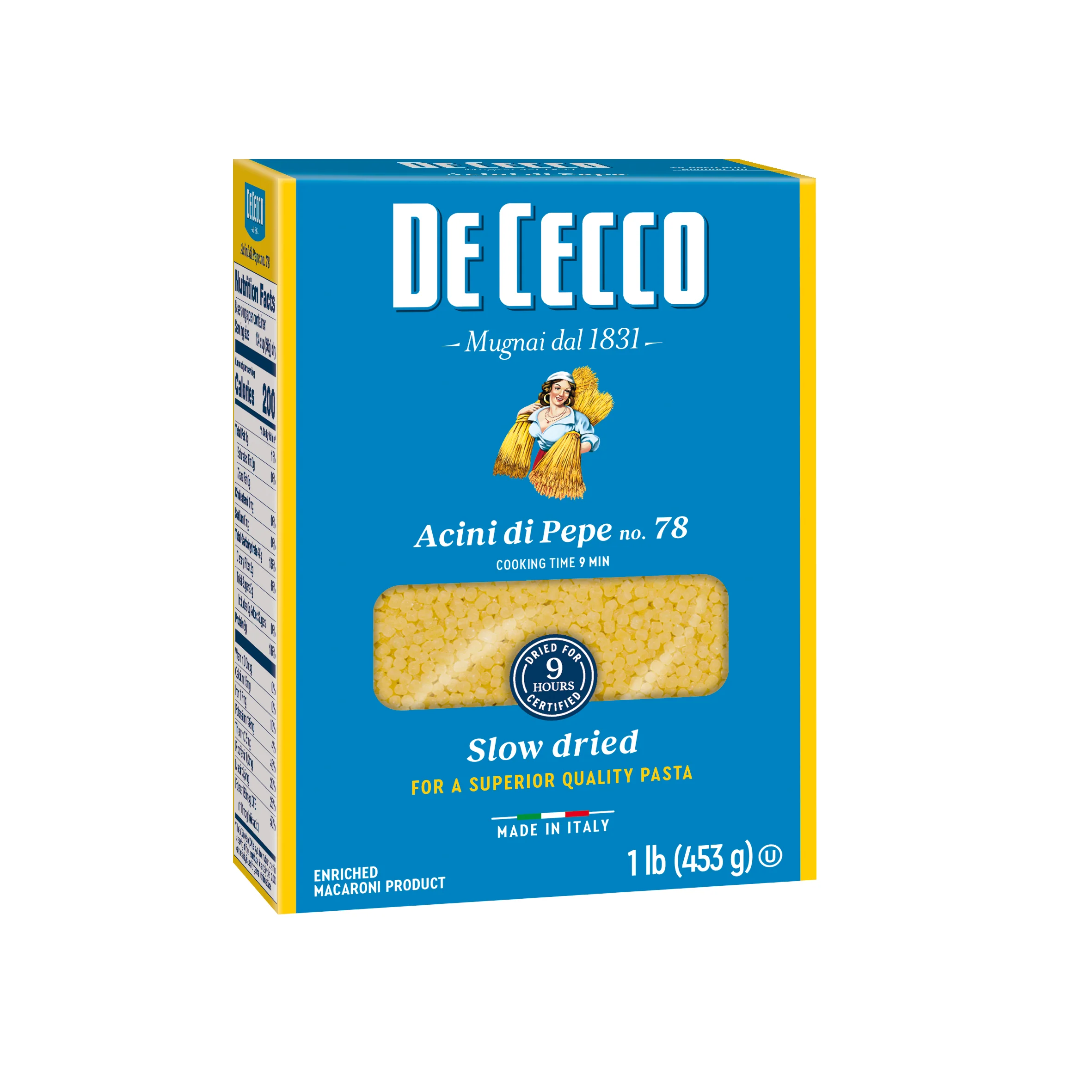 De Cecco Acini di Pepe Pasta No. 78 – 16 oz (1 lb / 454g) - Image 2