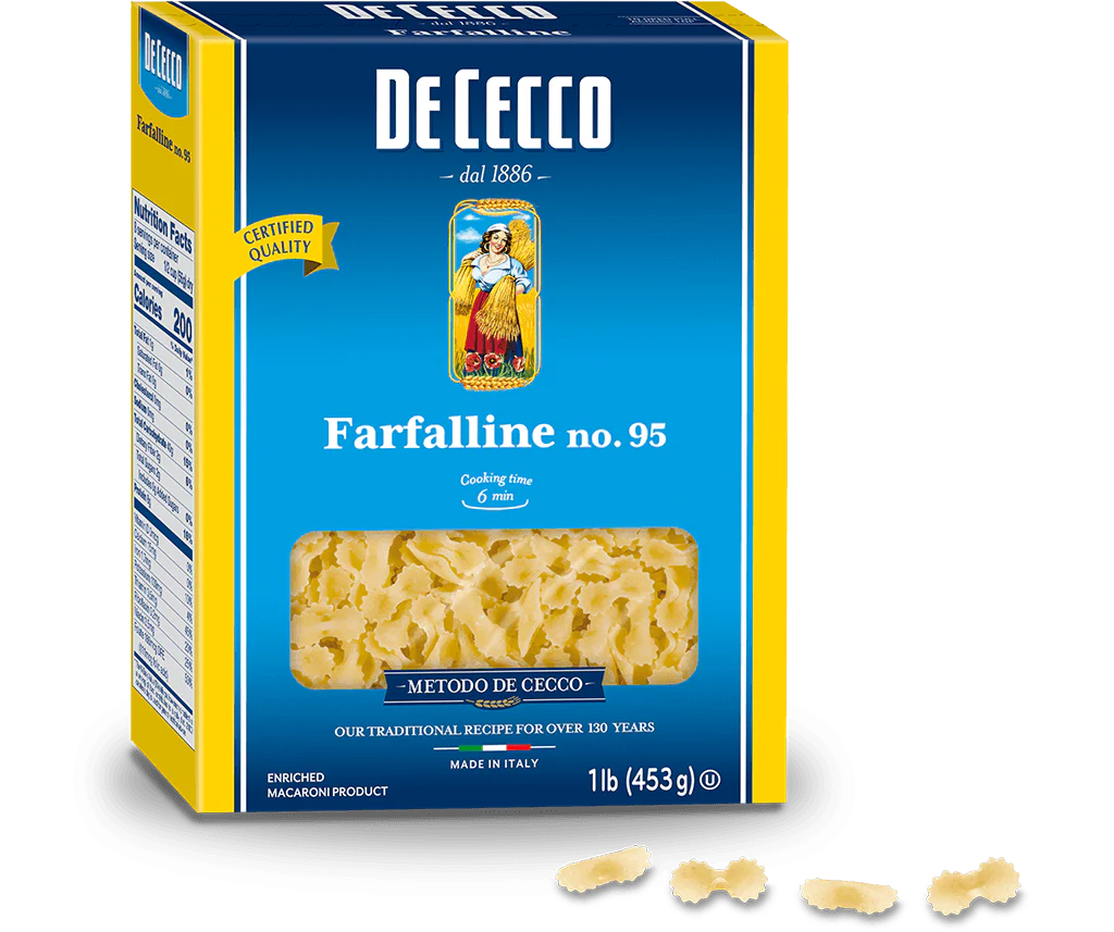 De Cecco Farfalline, #95, 1 lb | 453g