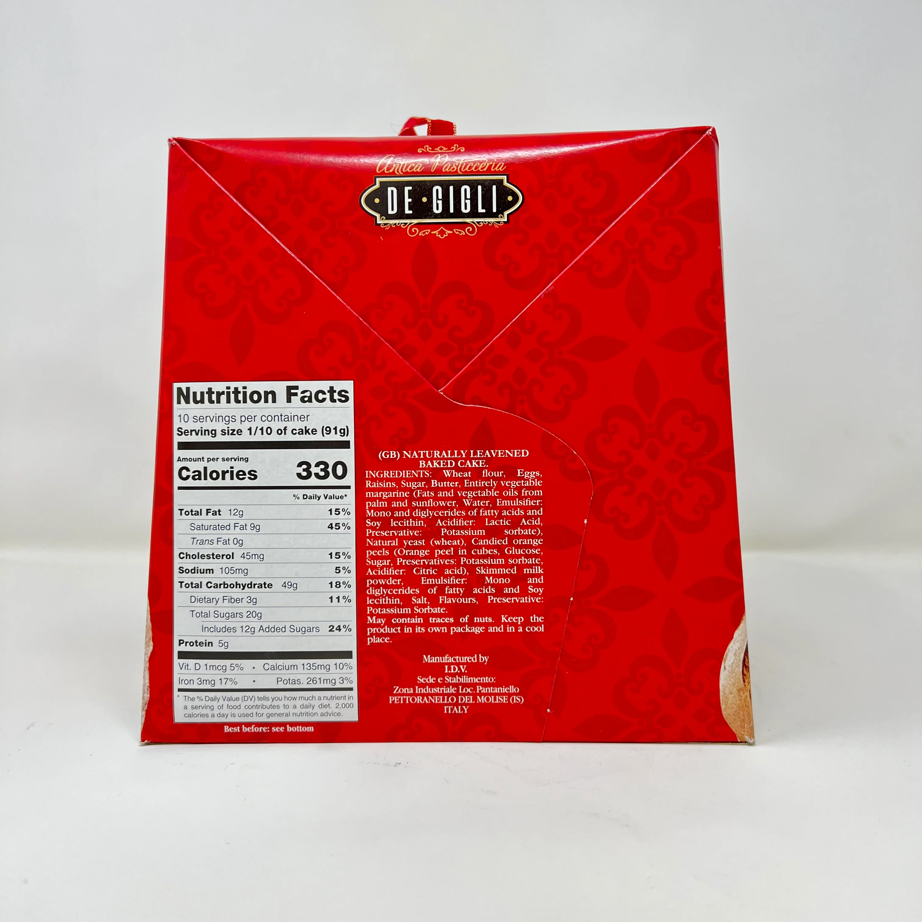 De Gigli Panettone Classic, Made in Italy, 2 lb | 32oz - Image 2