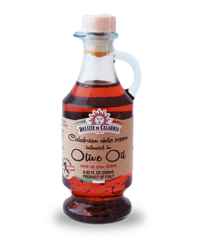 Delizie Di Calabria Calabrian Chili Peppers infused in Oil, 3.38 oz | 100ml - Image 2