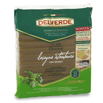 Delverde Instant Spinach Lasagna Ondine #108