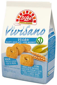 DiLeo ViviSano Vegan Cookies, Egg & Milk Free, 17.63 oz | 500g - Image 3
