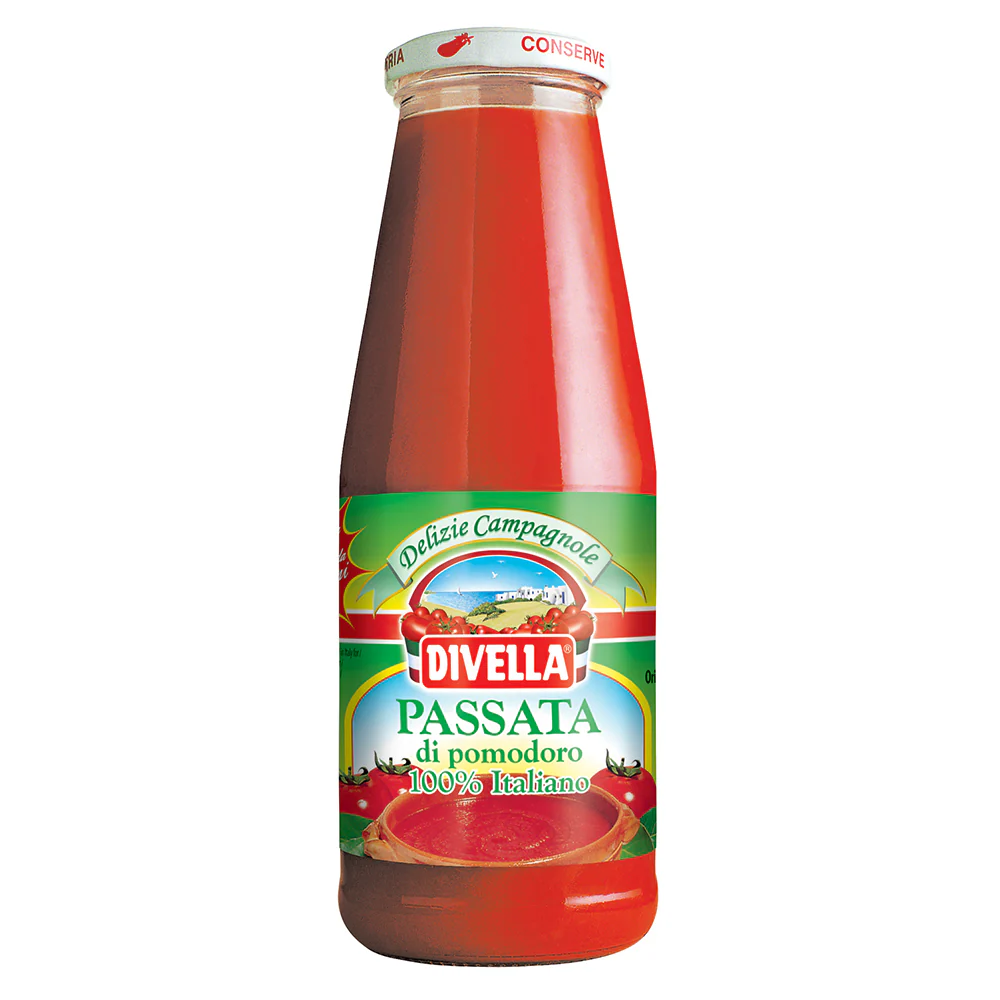 Divella Passata, Tomato Puree Jar, 24 oz | 680g