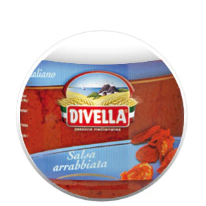 Divella Salsa arrabbiata 280g Jar - Image 2