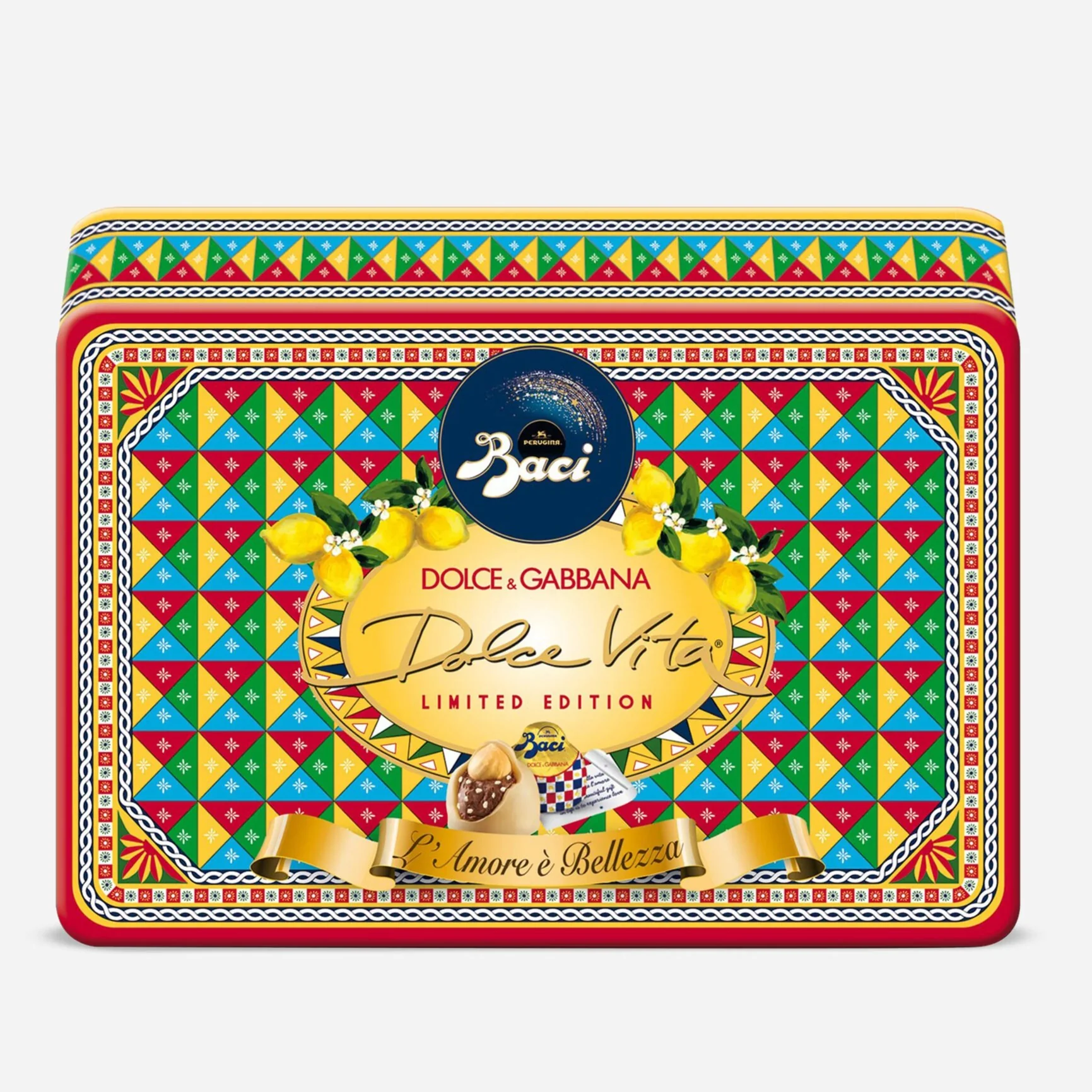 Dolce Gabbana Limited Edition Baci Perugina Dolce Vita Tin, 24 Pieces, 10.60 oz | 300g