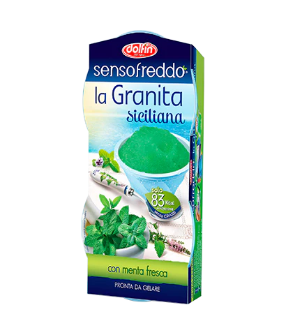 Dolfin Senso freddo Sicilian Granita Mint, 2 X 100 Ml