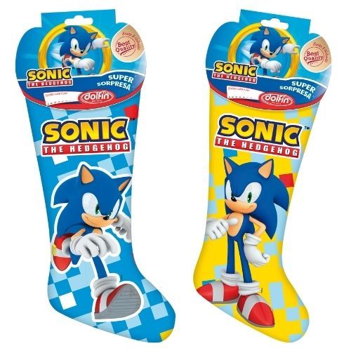 Dolfin Sonic The Hedgehog Stocking, With Surprise & Sweets, 190g