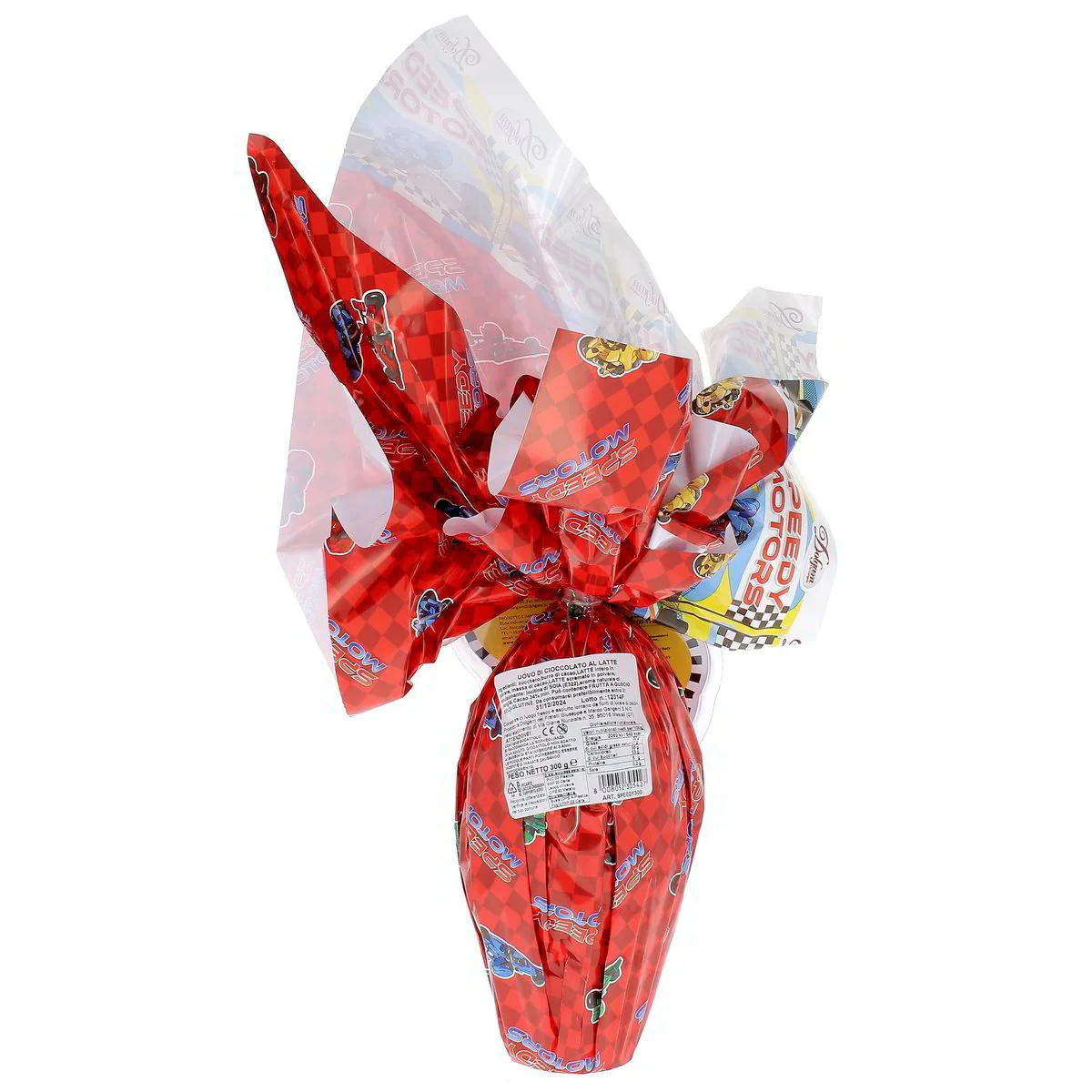 Dolgam Speedy Motors, Milk Chocolate Egg, 10 oz | 300g - Image 2