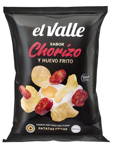 El Valle CHORIZO AND FRIED EGG TASTE CHIPS, 4.58 oz | 130g