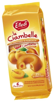 Elledi Le Ciambelle Albicocca 240 g (6 x 40 g)