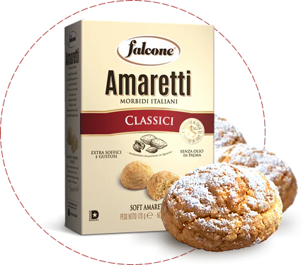 Falcone Classic Soft Amaretti With Almonds, 5.9 oz