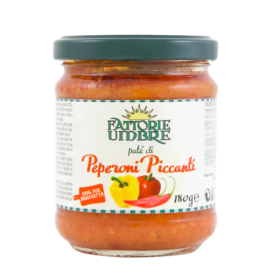 Fattorie Umbre Hot Pepper Pate, 6.3 oz | 180g