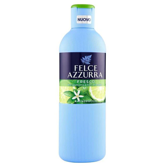 Felce Azzurra Body Wash Fresco Bergamot & Jasmine, 22 oz | 650 ml