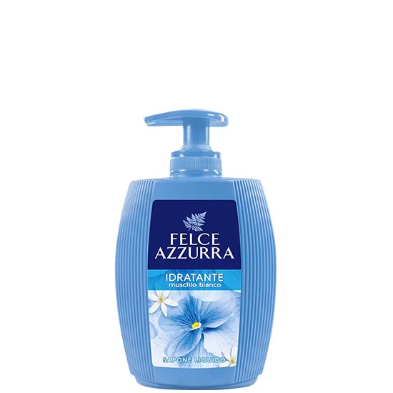 Felce Azzurra Liquid Soap White Musk, Sapone Liquido Muschio Bianco, 10.1 oz | 300 ml