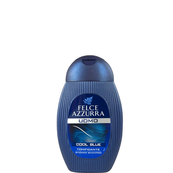 Felce Azzurra Uomo Shampoo & Shower, Cool Blue, 13.53 oz | 400 ml
