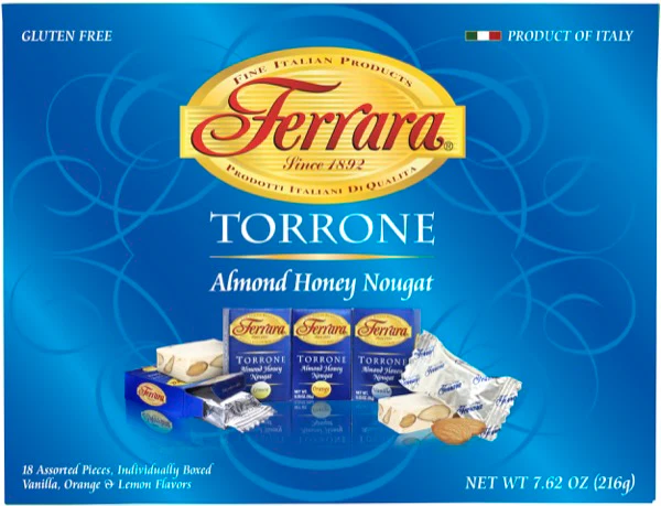 Ferrara Traditional Italian Torrone, Soft Nougat 6.35 oz, 18 pieces - Image 3
