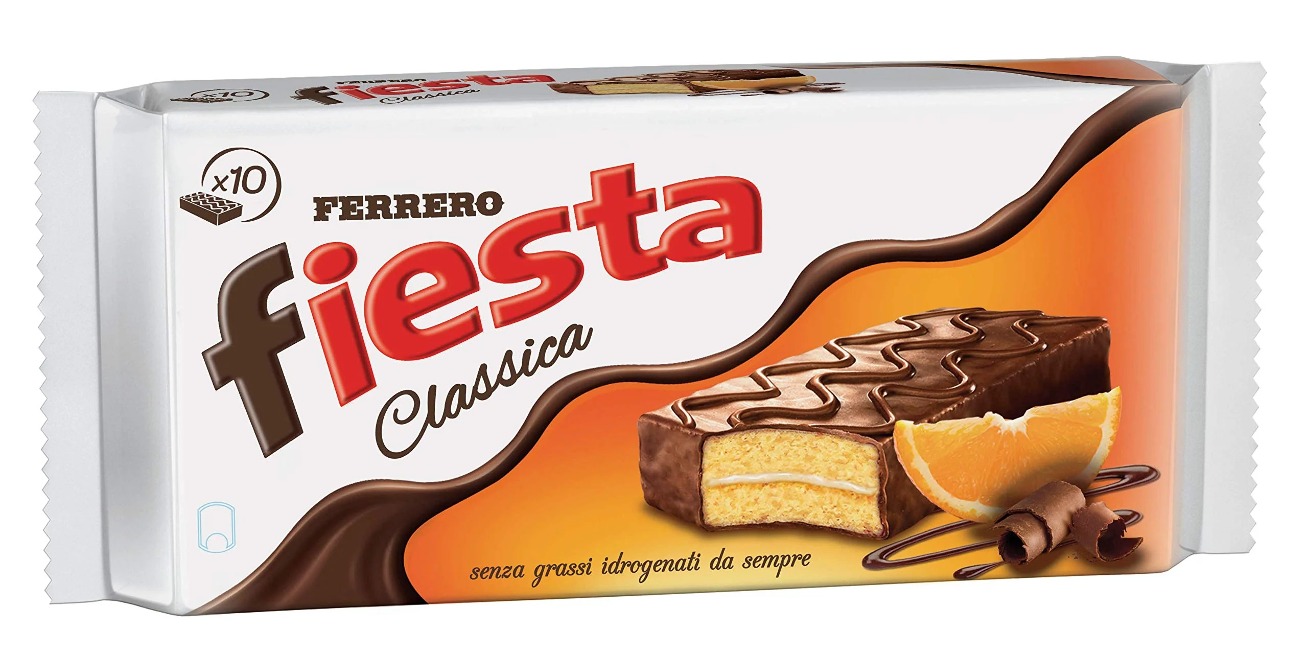 Ferrero – Fiesta Snack Cakes 10 x 40 g Pieces | Product of Italy