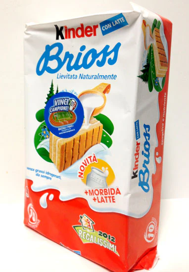 Ferrero Kinder Brioss Latte Milk Cream Snack Cakes – 10 Pack (9.8 oz / 278g) - Image 3