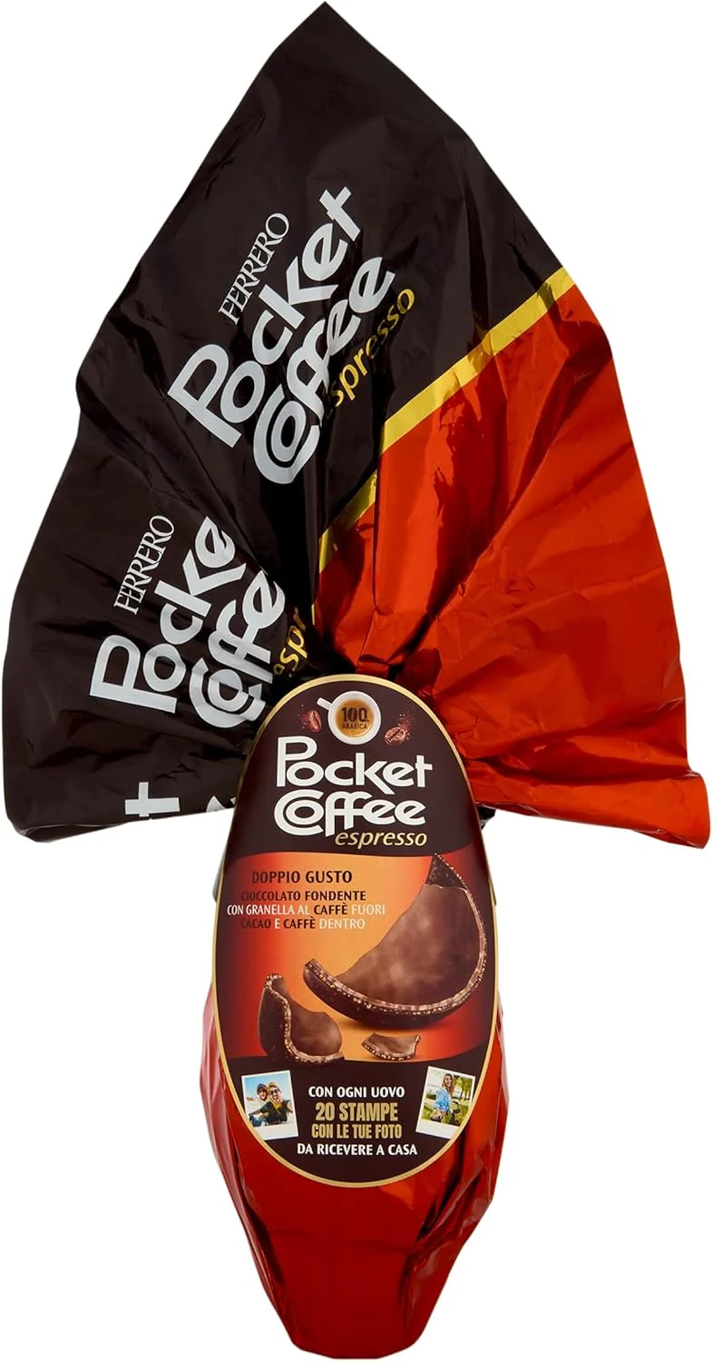 Ferrero – Pocket Coffee Chocolate Easter Egg 250g (8.8 oz) | Product of Italy