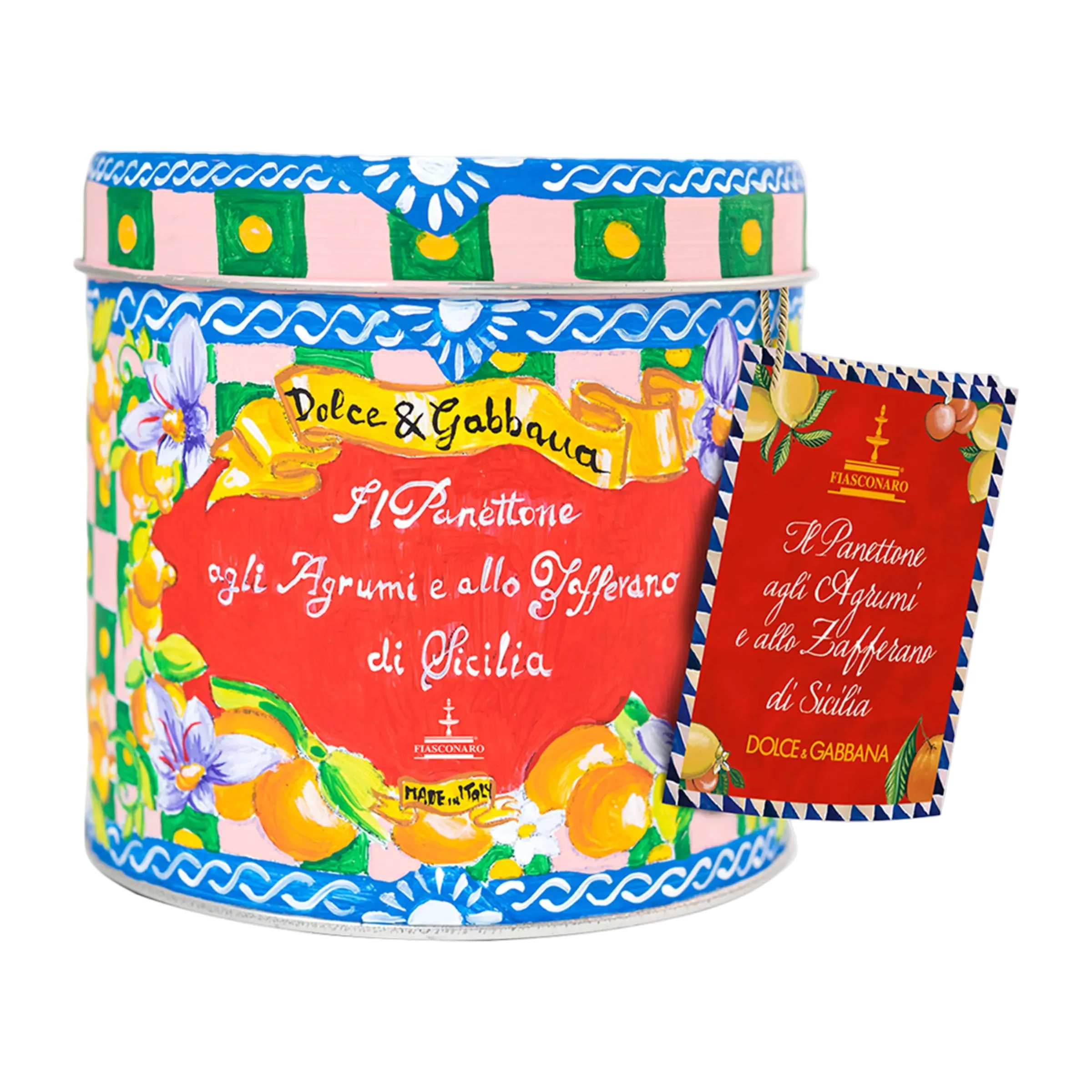 Fiasconaro Dolce & Gabbana Sicilian PANETTONE Citrus Fruits and Saffron, 3.53 oz | 100g