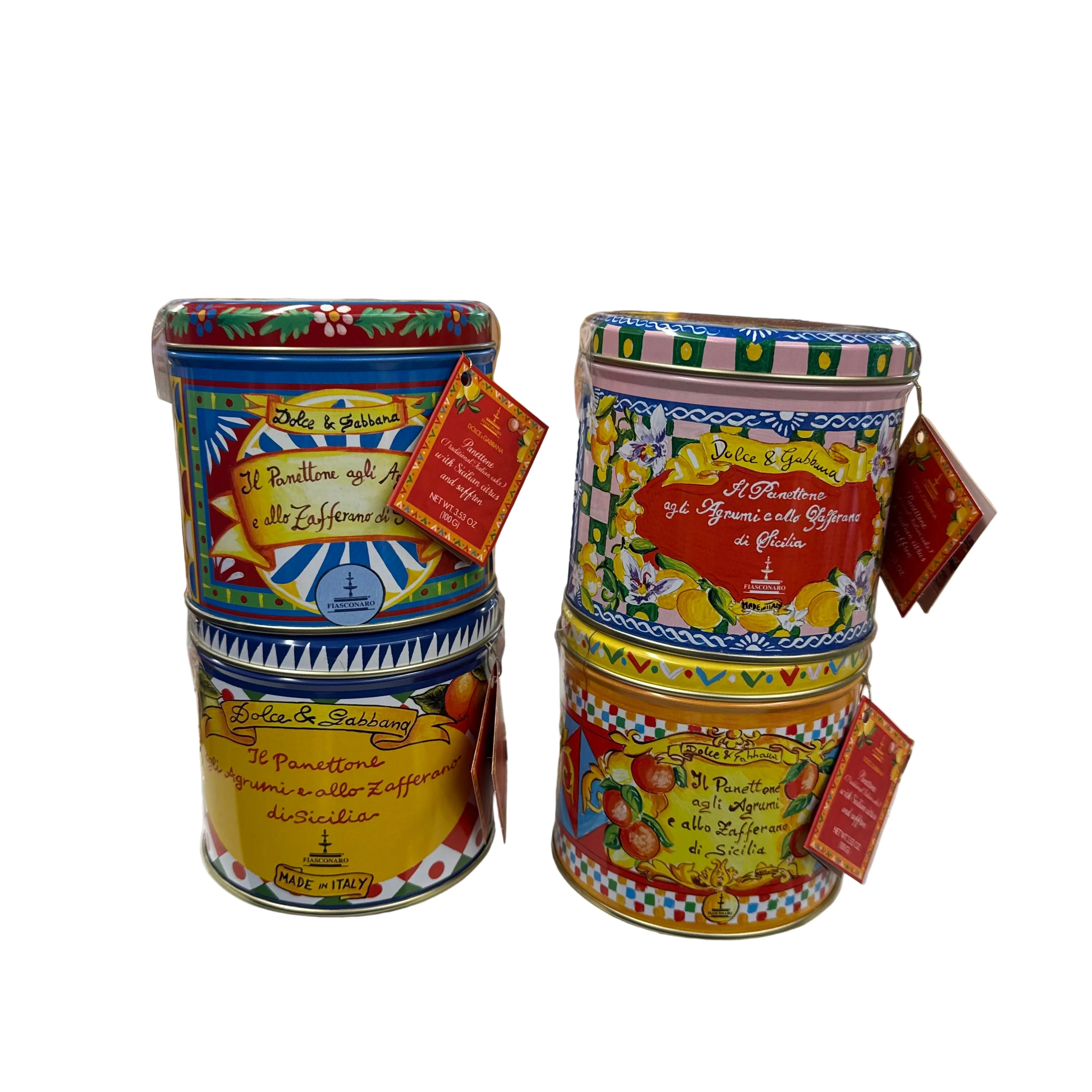 Fiasconaro Dolce & Gabbana Sicilian PANETTONE Citrus Fruits and Saffron, 3.53 oz | 100g - Image 2