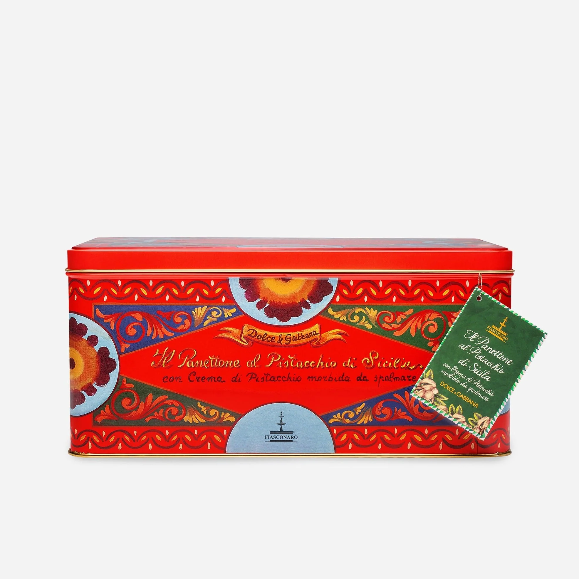 Fiasconaro Dolce & Gabbana Sicilian PISTACHIO PANETTONE IN SMALL TIN, 500 g - Image 2