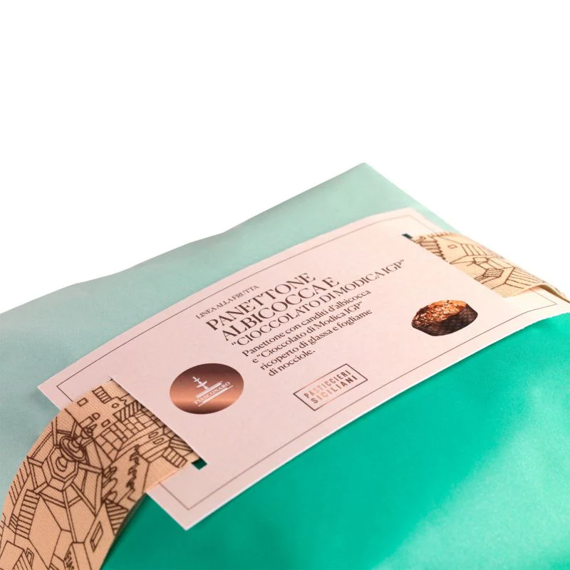 Fiasconaro Apricot and Cioccolato di Modica PGI Panettone, 35 oz | 1kg - Image 4