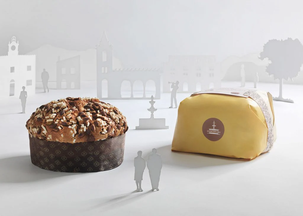 Fiasconaro Pineapple and Apricot, with Pistachio Nuts Panettone, 35 oz | 1kg - Image 3
