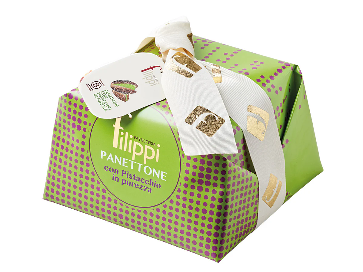 Filippi Panettone With Pistachio, 35.27 oz | 1kg
