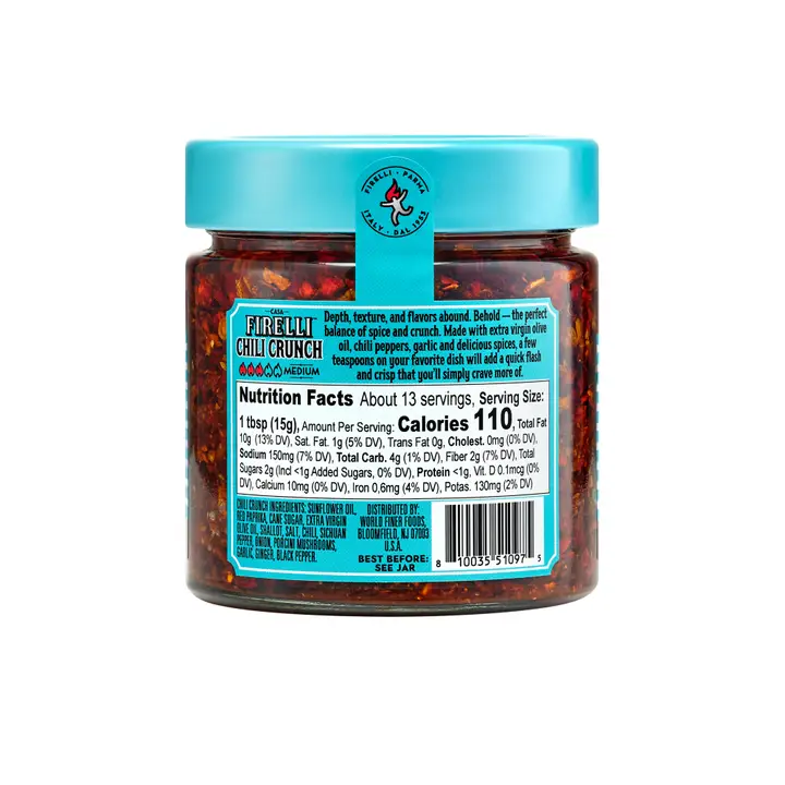 Firelli Italian Chili Crunch – Crunchy, Spicy, Delizioso! | 7 oz - Image 2