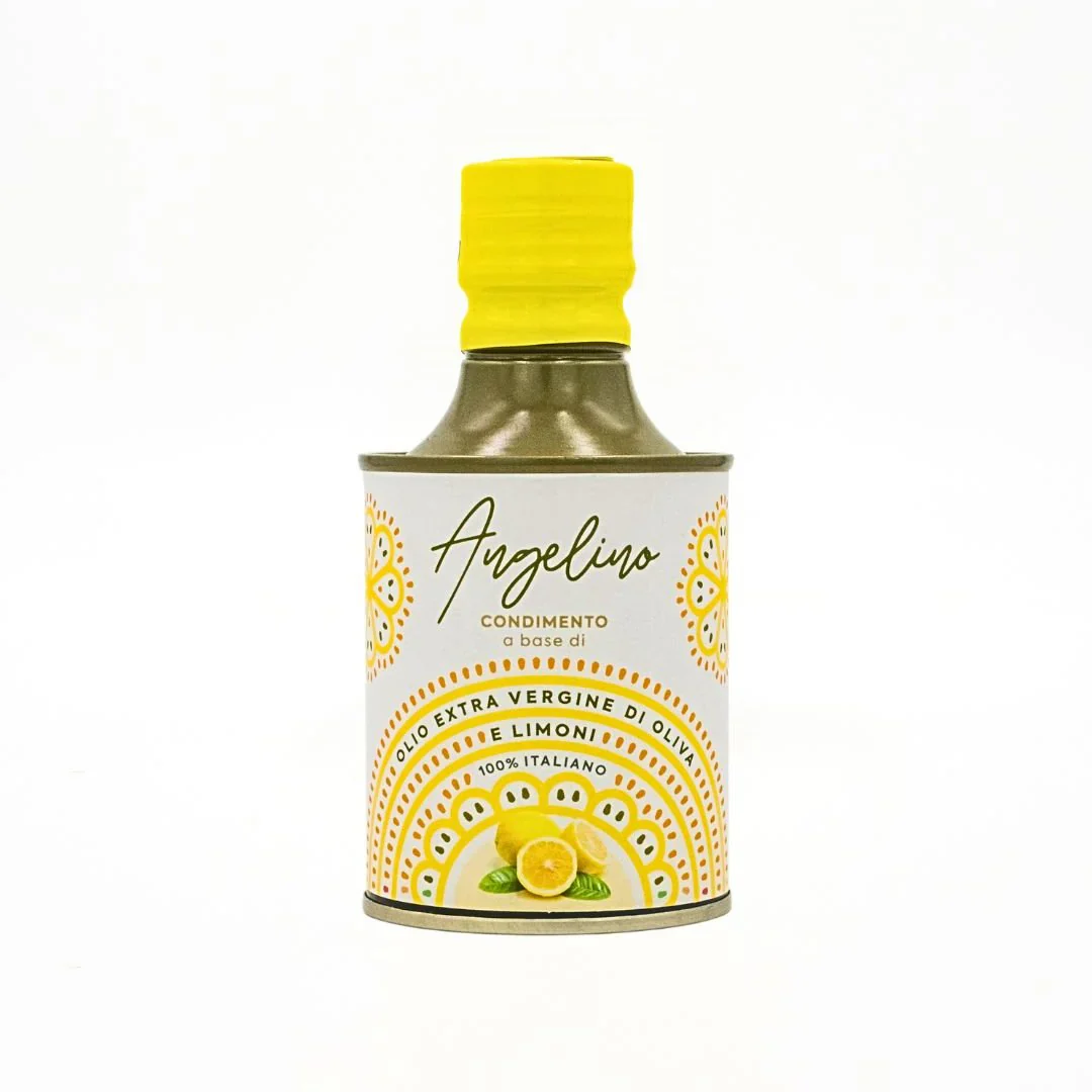 Frantoio Saracino Angelino Lemon Flavored EVO Oil, 8.5 fl oz | 250ml